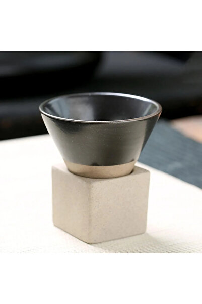 ABYZ Set de cești ceramice pentru espresso 120ml cu suport cub din ceramică, ...