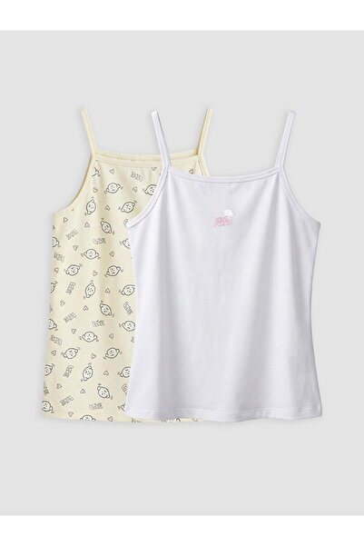 LC Waikiki Esvab • Modern & Distinctive Girls' Tank Top with Straps, 2-Piece Set