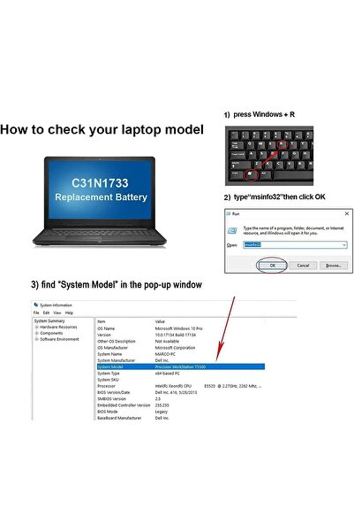 RedX Tech C31N1733 Replacement Laptop Battery Compatible for Asus Vivobook Fl...