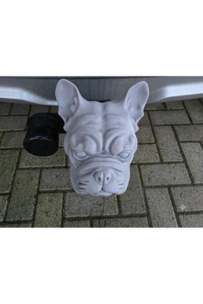 Fransız Bulldog Figürlü Çeki Demiri Kapağı Koruyucu