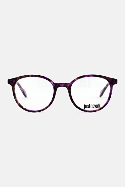 Just Cavalli Women VJC011 Round Eyeglasses, Purple