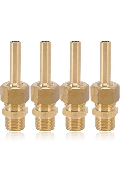 STARSTAR 4-Pack Stainless Steel Hexagonal Fountain Nozzles (G3/8 male thread)...