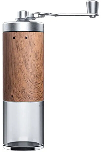 STARSTAR Manual coffee bean grinder, portable hand-cranked coffee grinder, wo...
