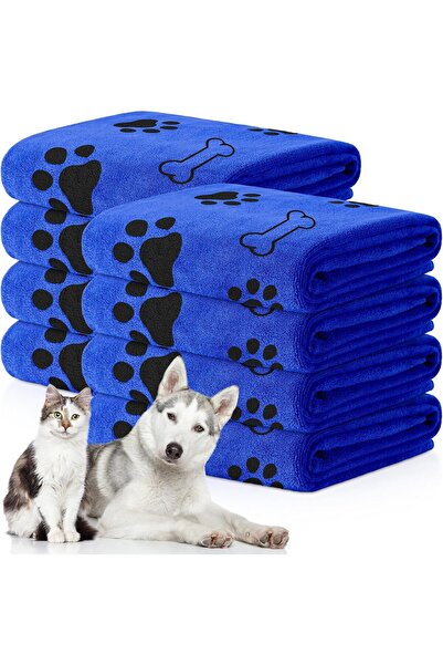 STARSTAR 8-piece dog towel set, suitable for drying dogs and cats, microfiber...