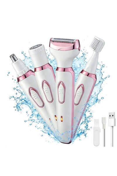 STARSTAR Women's electric shaver - 4-in-1 electric shaver - For both wet & dr...