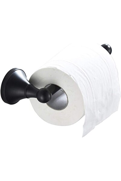 STARSTAR Retro toilet paper holder, brass kitchen paper towel holder - black
