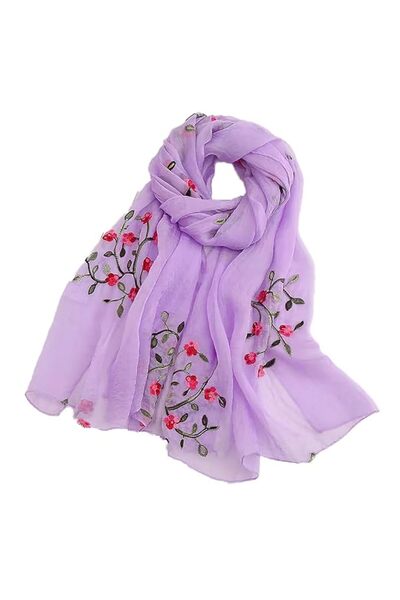 STARSTAR Women's Colorful Floral Print Scarf, Ultra-Lightweight, Breathable, ...