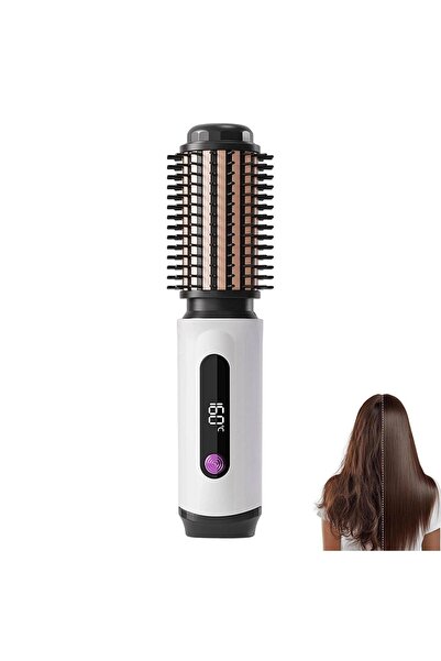 STARSTAR 38mm curling brush, hot brush, cordless curling brush, straightening...