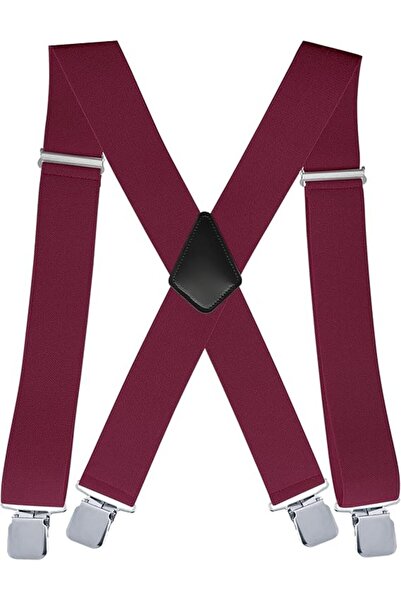 STARSTAR Heavy-duty elastic adjustable men's suspenders with clips, suitable ...