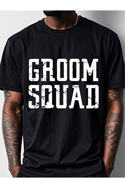 KYMC07 Men'S Vintage Graphic T-Shirt Bold Lettering & Groom Design, Funny Wed...