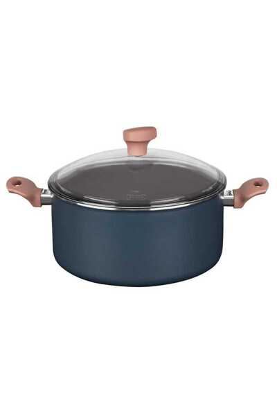 Fest Oală antiaderentă gri cu capac Lithos 28 cm 6 L