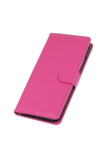 OEM Δερμάτινη Θήκη Πορτοφόλι με Σταντ για Samsung Galaxy S20 Plus - Φούξια