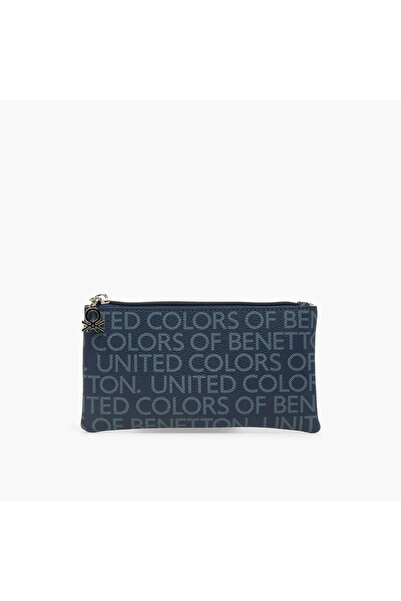 U.S. Polo Assn. US POLO ASSN. Logo Print Pouch with Zip Closure