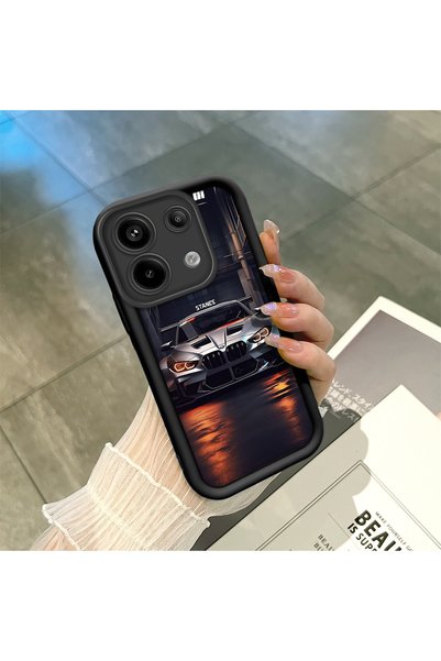 CHICASELUX Redmi Note 13 Pro 5g Compatible Fast Car Aesthetic Silicone Cover,...
