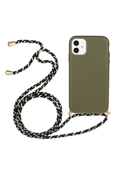 OEM Θήκη TPU σιλικόνης με λουράκι ώμου για iPhone 11 6.1 ιντσών - Πράσινο του...