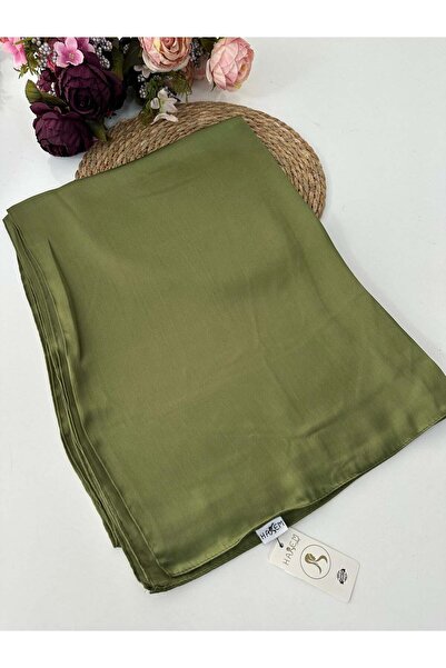 HAREM SCARF فستان سهرة من قماش الكوموساتين مع شال أخضر JSH0304