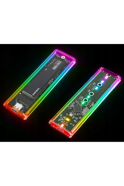 NO BRAND ADAPTOR Carcasă M.2 NVME NGFF SSD USB C 3.1 Adaptor Carcasă de mare ...
