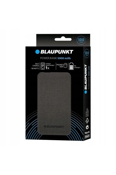 Blaupunkt Powerbank 5000 mAh negru