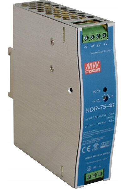 NO BRAND Sursă de alimentare ndr-75-48 75W 48V 1.6A pentru șină DIN