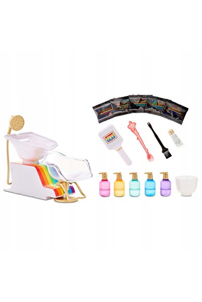 MGA SALON DE COAFURĂ RAINBOW HIGH PENTRU PĂPUȘI 5X VOPSELE ACUARELĂ PENTRU PI...