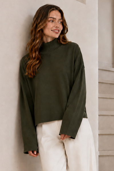 benguen Knitwear Sweater R4515 Khaki