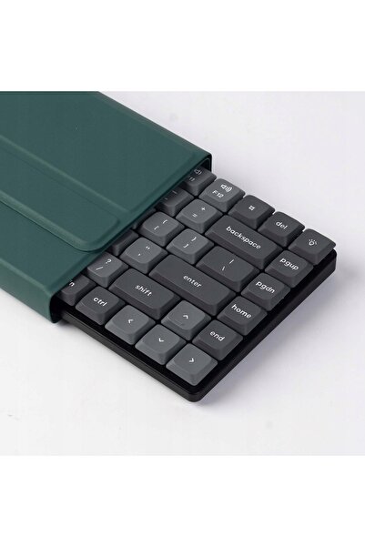 NO BRAND Husă Keychron Folio pentru tastatura K3 / K3 Pro / K3 Max, Verde