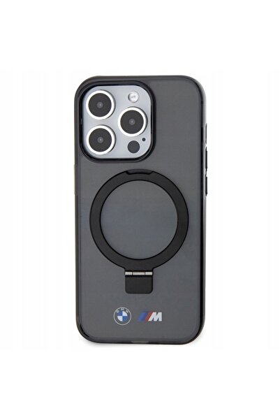 BMW Husă pentru iPhone 15 Pro, Ring Stand M Collection MagSafe, Carcasă, Huse