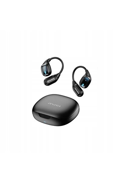 NO BRAND Căști AWEI Bluetooth 5.4 TZ12 + Stație de andocare Negru