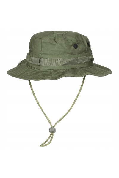 NO BRAND Pălărie tip Boonie, Ripstop, Verde măsliniu, XXL