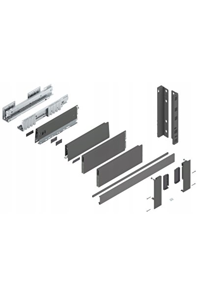 NO BRAND BLUM Sertar Merivobox 300 High E intern Antracenă 40kg