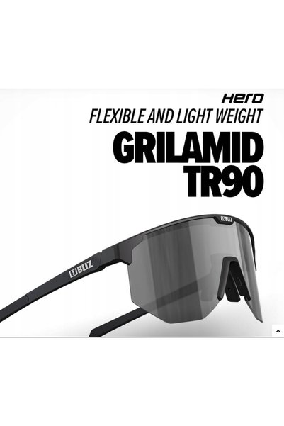 NO BRAND Ochelari de soare Bliz Hero S3 transparenți, gri închis/maro-roșu mu...