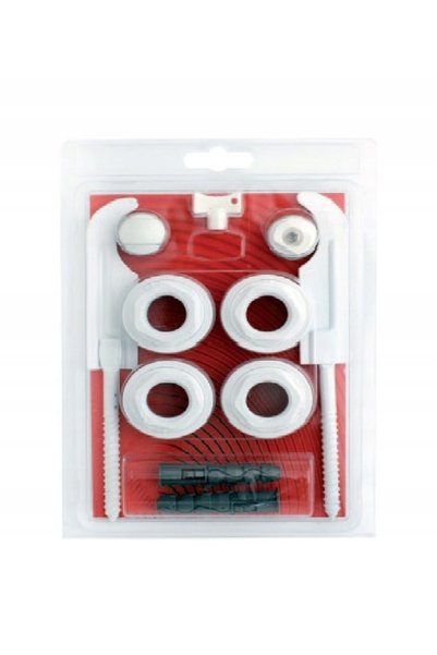 Hydroland SET SUPAPE ÎNCĂLZITOR, ALIMENTARE ȘI OPRIRE, 1/2 ", DREPTE, CROMATE