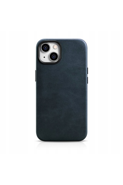 ICARER Husă din piele premium cerată cu ulei pentru iPhone 14 Plus, magnetică...