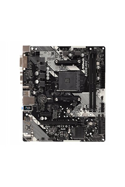ASROCK Placă de bază B450M Micro ATX Socket AM4 pentru AMD Ryzen USB3 M.2 NVMe