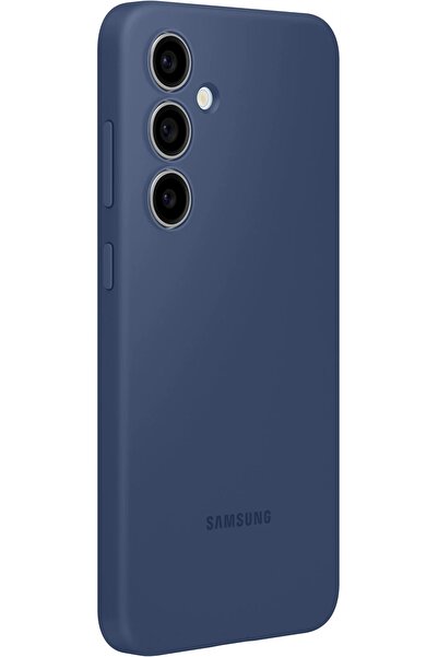 Samsung Husă de silicon albastră/albastră Etui EF-PS721CLEGWW S24 FE S721