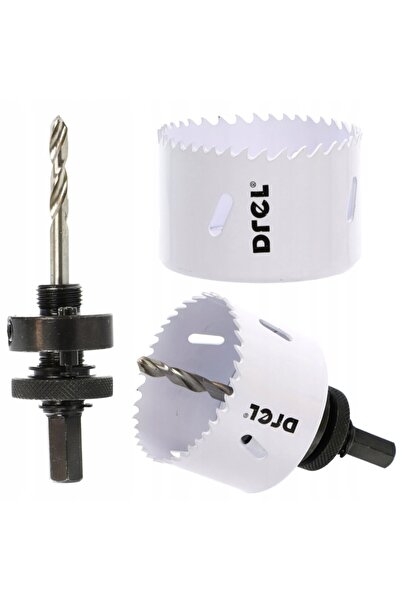drel KORONKA 64mm BIMETAL freză pentru găuri + burghiu