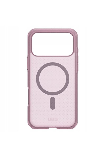 NO BRAND Husă pentru iPhone 17 Pro Max UAG Dot MagSafe din silicon - Roz