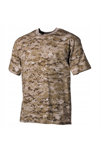 NO BRAND Tricou bej digital desertic, 170 g, XL