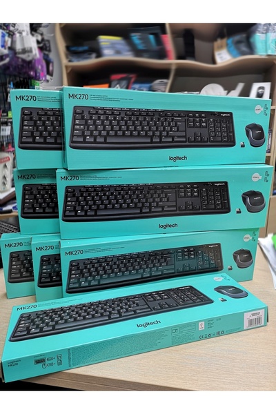 logitech Set tastatură și mouse wireless Combo MK270 Negru Wireless