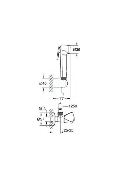 Grohe Tempesta F- Trigger Spray Point Kit 30 27514001