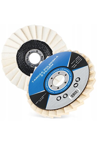TRCR 10x PAD DE LUSTRUIT DIN PÂSLĂ, DISC CIRCULAR DE 125 MM, PAD DE LUSTRUIT ...