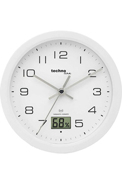 TECHNOLINE Ceas de perete alb 17cm