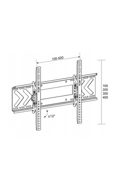 NO BRAND Suport TV de perete universal subțire 55 kg 32-85 inci