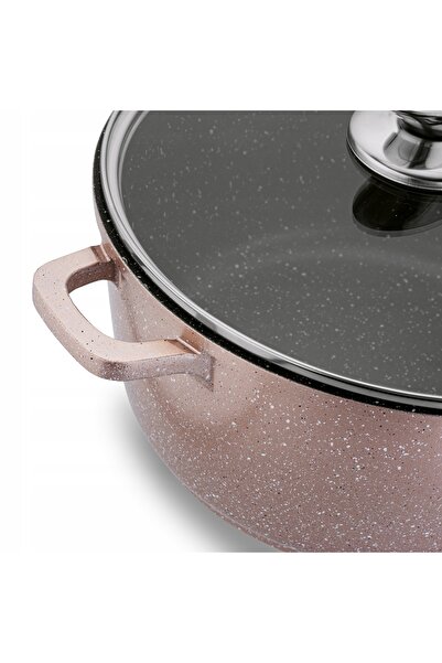 Konighoffer GARNEK INDUKCIA Capac MARE Gaz Pollo Rose Gold 6,3L 28cm