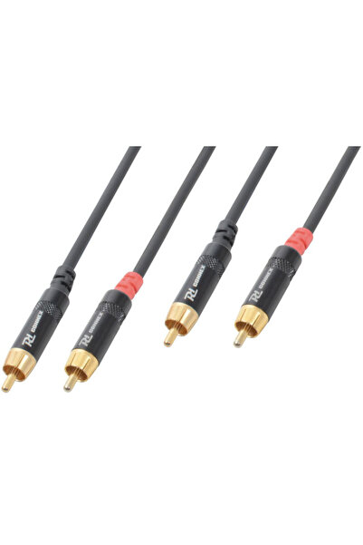 NO BRAND Cablu audio 2x RCA tată - 2x RCA tată 6.0m