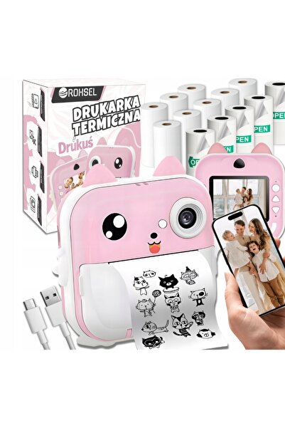 NO BRAND DRUKUŚ 3.0 IMPRIMANTĂ TERMICĂ CAMERĂ FOTO CU IMPRIMARE INSTANTANEE +...