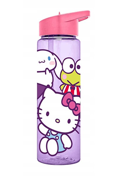 NO BRAND Bidon cu duză pentru băuturi Hello Kitty 600ml