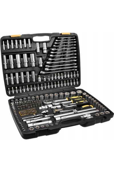 Vorel Set de scule pentru atelier, set de chei tubulare 1/2'', 216 piese.