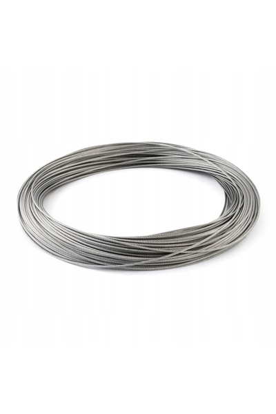 NO BRAND Sârmă de oțel inoxidabil INOX, rezistentă la acizi, durabilă, 7x19, ...