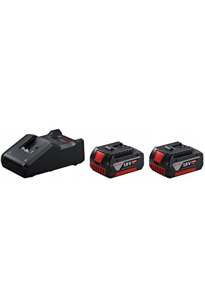 Bosch Încărcător GAL 18-40 + 2 baterii GBA 4,0 Ah